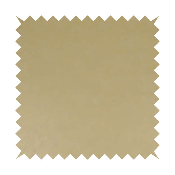 Sienna Faux Nubuck Platinum Golden Colour Leather Soft Semi Sueded Finish Upholstery Fabric