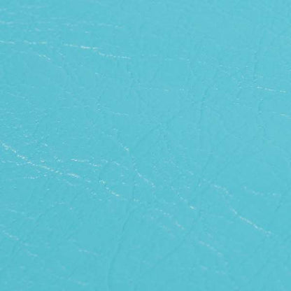 Sierra Grain Effect Vinyl Faux Leather Sky Light Blue Colour Upholstery Leatherette Fabric
