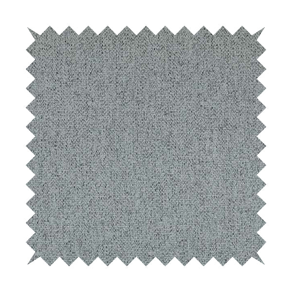 Simbai Plain Woven Jacquard Textured Chenille Furnishing Fabric In Grey Colour - Roman Blinds