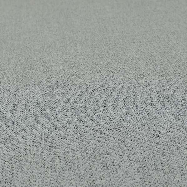 Simbai Plain Woven Jacquard Textured Chenille Furnishing Fabric In Grey Colour