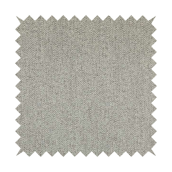 Simbai Plain Woven Jacquard Textured Chenille Furnishing Fabric In White Colour - Roman Blinds