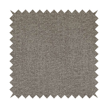 Simbai Plain Woven Jacquard Textured Chenille Furnishing Fabric In Brown Colour - Roman Blinds