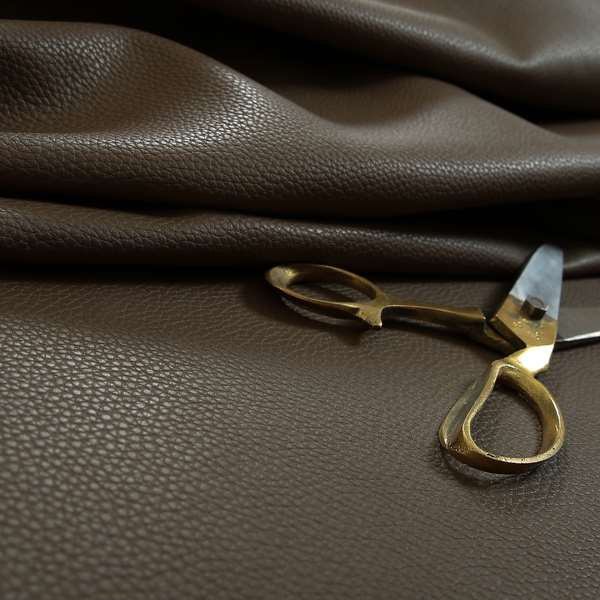 Slav Bonded Leather On Roll In Mocha Brown Colour