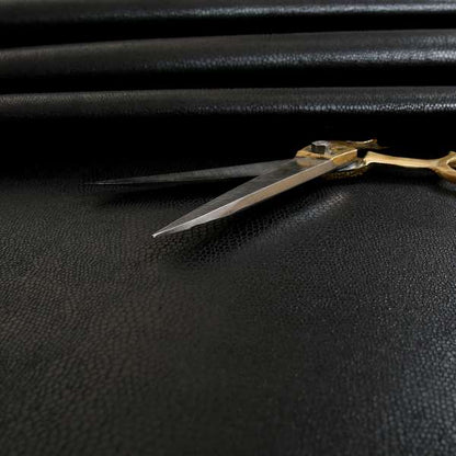 Snake Pattern Faux Suede Fabric In Black Colour - Roman Blinds