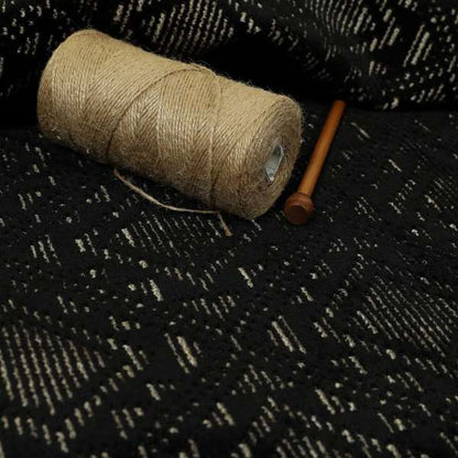 Sorata Velvet Textured Heavyweight Pattern Black Colour Velvet Upholstery Furnishing Fabric - Made To Measure Curtains