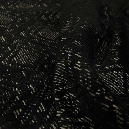 Sorata Velvet Textured Heavyweight Pattern Black Colour Velvet Upholstery Furnishing Fabric