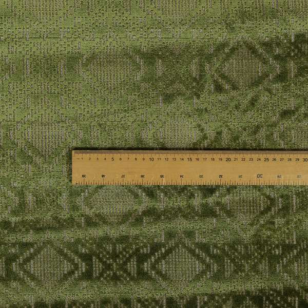 Sorata Velvet Textured Heavyweight Pattern Forest Green Colour Velvet Upholstery Furnishing Fabric - Made To Measure Curtains