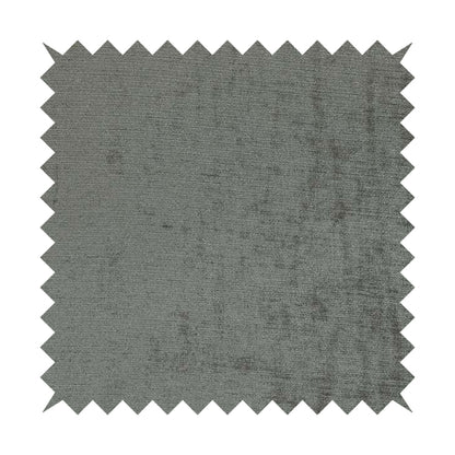 Sorento Luxurious Soft Low Pile Chenille Fabric Grey Colour Upholstery Fabrics - Handmade Cushions