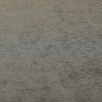 Sorento Luxurious Soft Low Pile Chenille Fabric Grey Colour Upholstery Fabrics