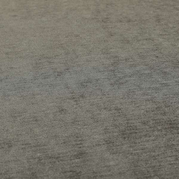 Sorento Luxurious Soft Low Pile Chenille Fabric Grey Colour Upholstery Fabrics - Handmade Cushions