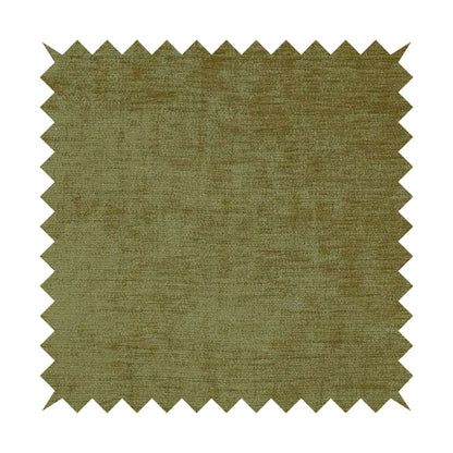 Sorento Luxurious Soft Low Pile Chenille Fabric Green Colour Upholstery Fabrics - Roman Blinds