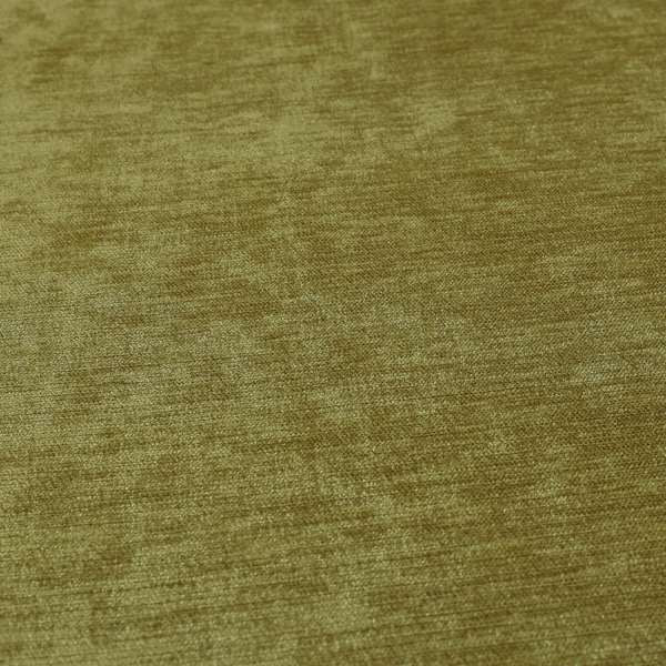 Sorento Luxurious Soft Low Pile Chenille Fabric Green Colour Upholstery Fabrics - Roman Blinds