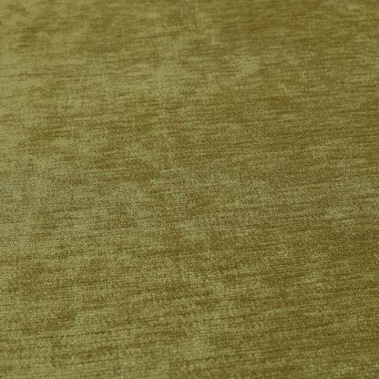 Sorento Luxurious Soft Low Pile Chenille Fabric Green Colour Upholstery Fabrics - Roman Blinds