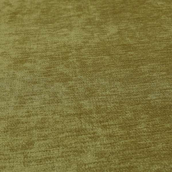 Sorento Luxurious Soft Low Pile Chenille Fabric Green Colour Upholstery Fabrics - Made To Measure Curtains