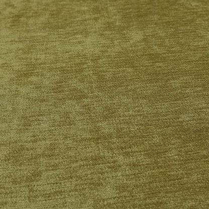 Sorento Luxurious Soft Low Pile Chenille Fabric Green Colour Upholstery Fabrics - Made To Measure Curtains