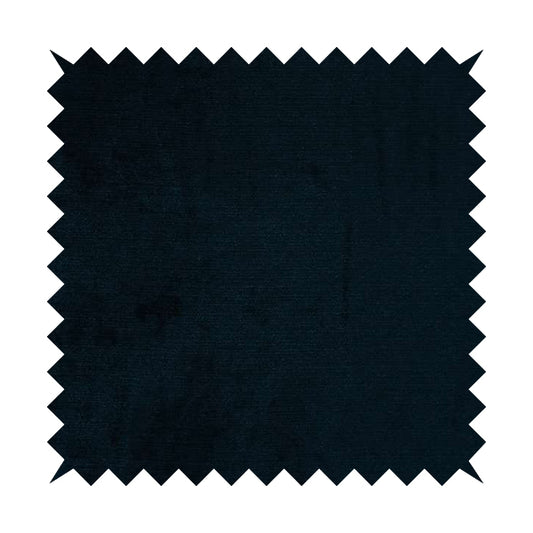 Sorento Luxurious Soft Low Pile Chenille Fabric Navy Blue Colour Upholstery Fabrics