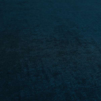 Sorento Luxurious Soft Low Pile Chenille Fabric Navy Blue Colour Upholstery Fabrics - Roman Blinds