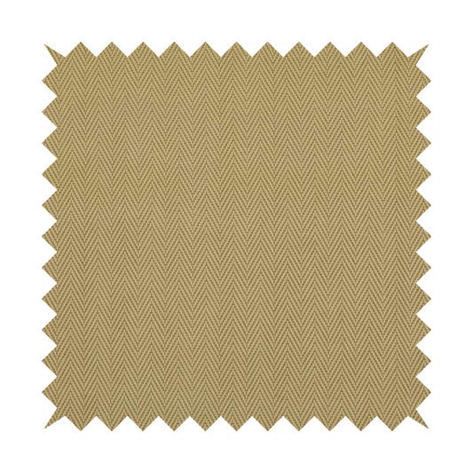 Stealth Herringbone Pattern Semi Plain Faux Leather In Cream Colour Upholstery Fabric