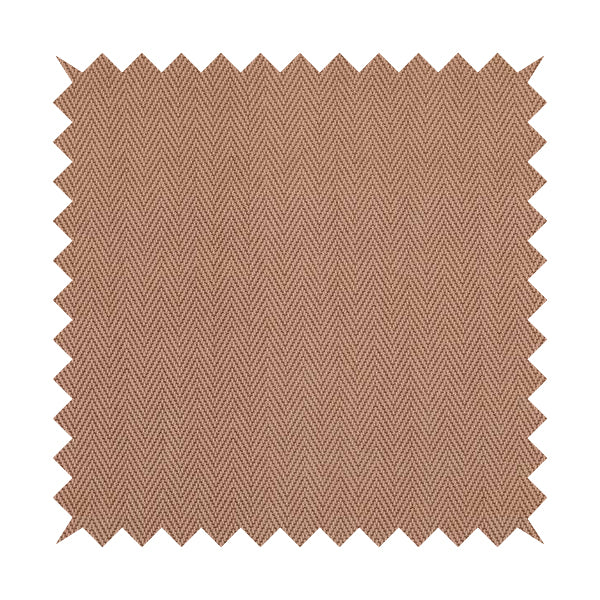 Stealth Herringbone Pattern Semi Plain Faux Leather In Pink Colour Upholstery Fabric