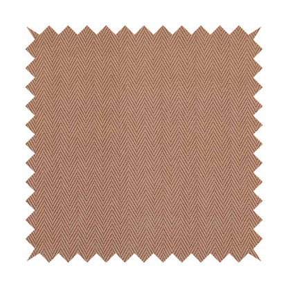 Stealth Herringbone Pattern Semi Plain Faux Leather In Pink Colour Upholstery Fabric