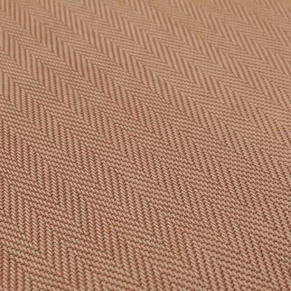 Stealth Herringbone Pattern Semi Plain Faux Leather In Pink Colour Upholstery Fabric