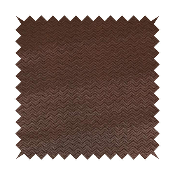 Stealth Herringbone Pattern Semi Plain Faux Leather In Red Burgundy Colour Upholstery Fabric