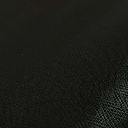 Corbin Stealth Pattern Stealth Herringbone Pattern Semi Plain Faux Leather In Black Colour Up ...