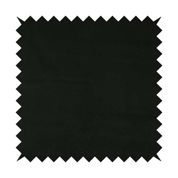 Suez Soft Moleskin Grain Textured Velvet Black Upholstery Fabric
