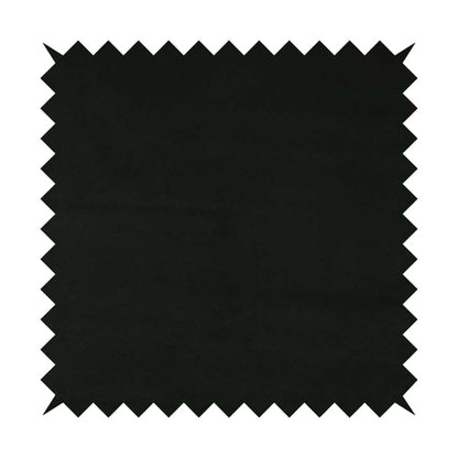 Suez Soft Moleskin Grain Textured Velvet Black Upholstery Fabric