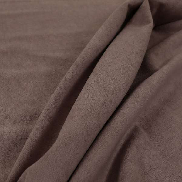 Suez Soft Moleskin Grain Textured Velvet Purple Upholstery Fabric - Made To Measure Curtains