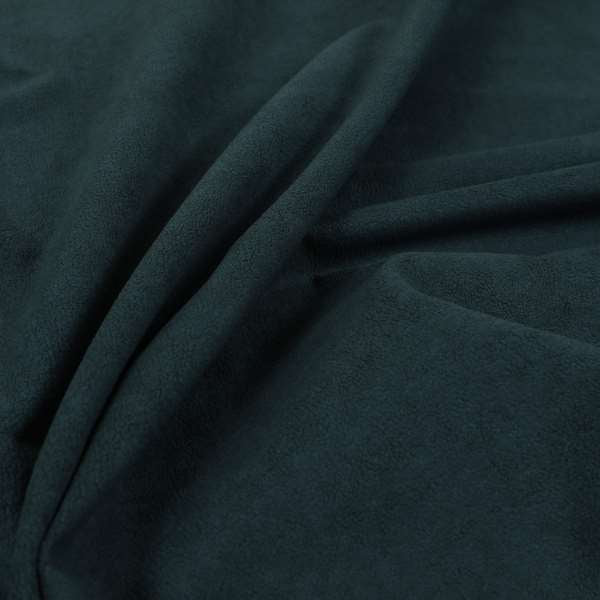 Suez Soft Moleskin Grain Textured Velvet Navy Blue Upholstery Fabric - Made To Measure Curtains