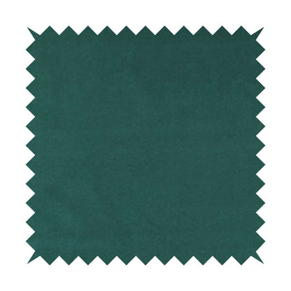 Suez Soft Moleskin Grain Textured Velvet Teal Blue Upholstery Fabric - Roman Blinds