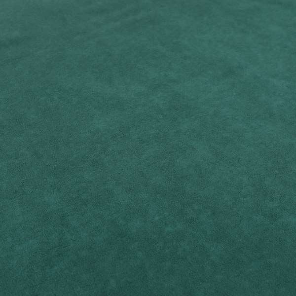 Suez Soft Moleskin Grain Textured Velvet Teal Blue Upholstery Fabric