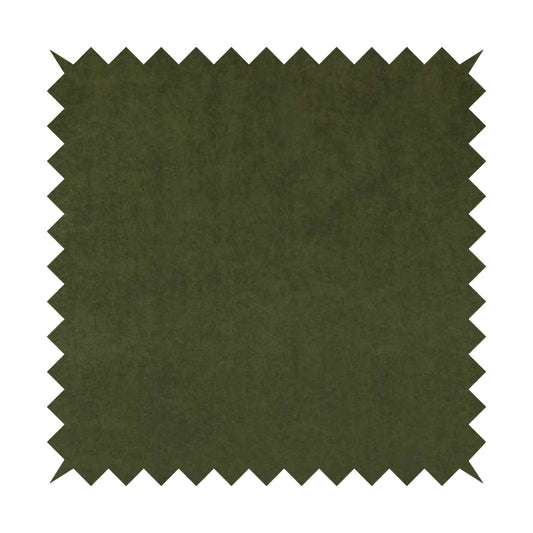 Suez Soft Moleskin Grain Textured Velvet Green Upholstery Fabric