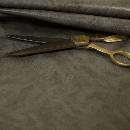 Suffolk Vinyl Upholstery Material Slippery Wet Feel Grey Colour Faux Leather