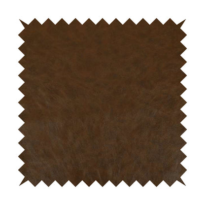 Suffolk Vinyl Upholstery Material Slippery Wet Feel Walnut Brown Colour Faux Leather