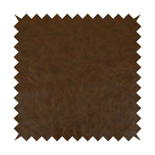 Suffolk Vinyl Upholstery Material Slippery Wet Feel Walnut Brown Colour Faux Leather