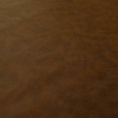 Suffolk Vinyl Upholstery Material Slippery Wet Feel Walnut Brown Colour Faux Leather