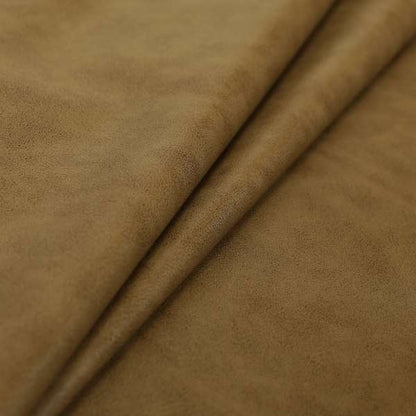 Suffolk Vinyl Upholstery Material Slippery Wet Feel Peanut Brown Colour Faux Leather