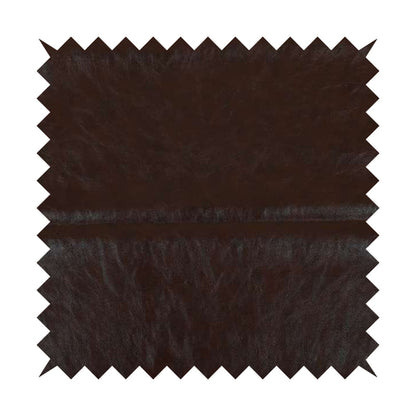 Suffolk Vinyl Upholstery Material Slippery Wet Feel Mahogany Colour Faux Leather