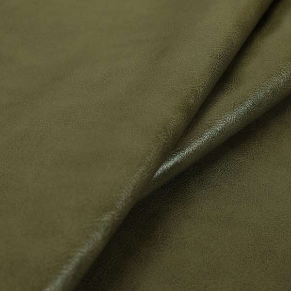 Suffolk Vinyl Upholstery Material Slippery Wet Feel Green Colour Faux Leather