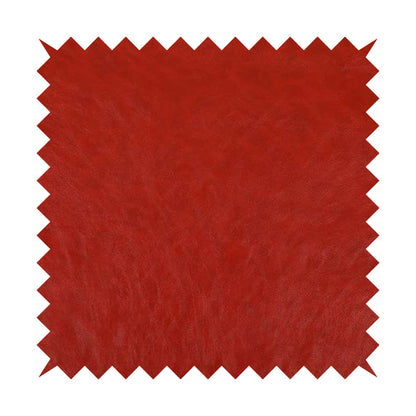 Suffolk Vinyl Upholstery Material Slippery Wet Feel Red Colour Faux Leather