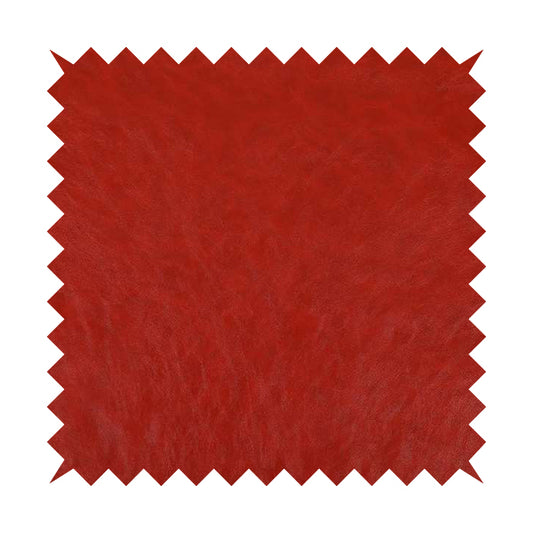 Suffolk Vinyl Upholstery Material Slippery Wet Feel Red Colour Faux Leather
