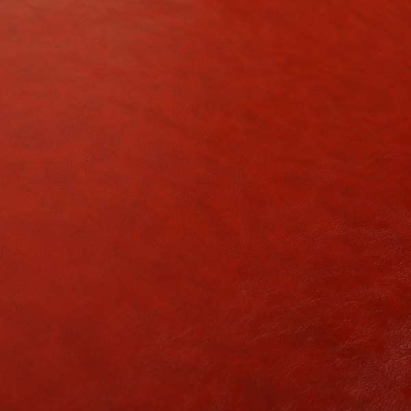 Suffolk Vinyl Upholstery Material Slippery Wet Feel Red Colour Faux Leather