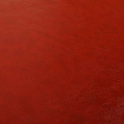 Suffolk Vinyl Upholstery Material Slippery Wet Feel Red Colour Faux Leather