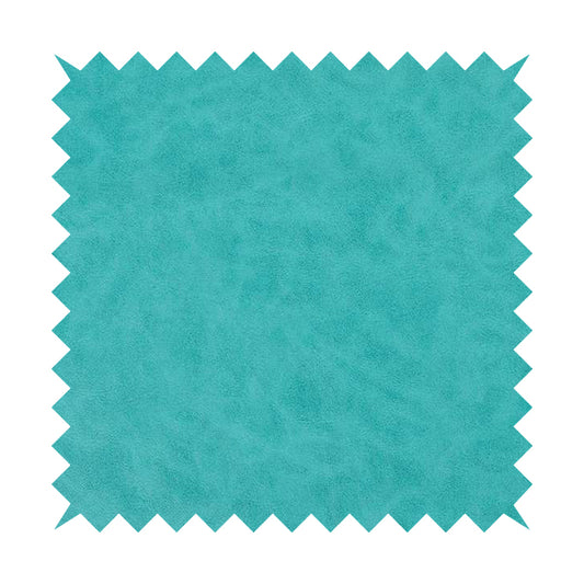 Suffolk Vinyl Upholstery Material Slippery Wet Feel Teal Blue Colour Faux Leather