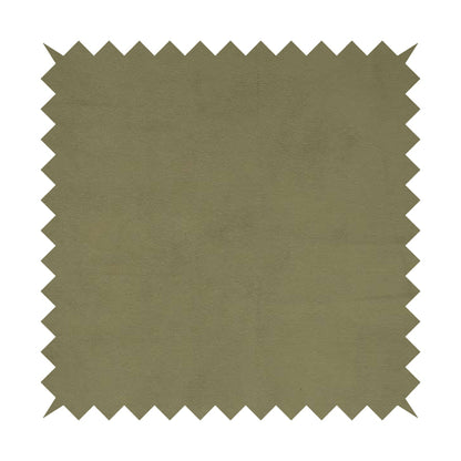 Sussex Flock Moleskin Velvet Upholstery Fabric Green Colour