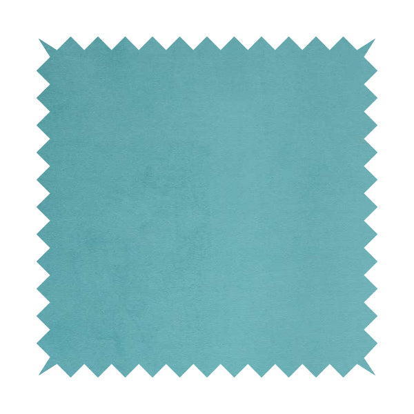 Sussex Flock Moleskin Velvet Upholstery Fabric Teal Blue Colour