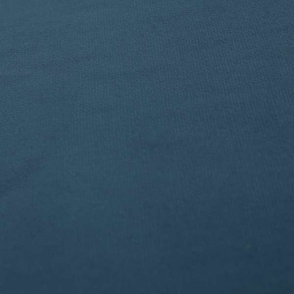 Sussex Mid Blue Colour Soft Pile Velvet Upholstery Fabric - Roman Blinds