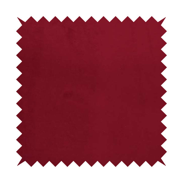 Sussex Wine Red Colour Soft Pile Velvet Upholstery Fabric - Handmade Cushions